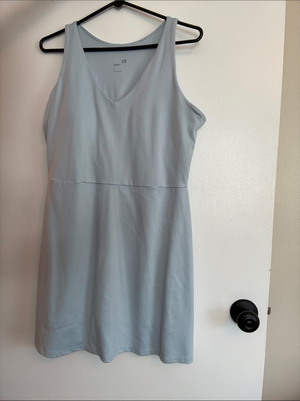 GAP Light Blue V-Neck Sleeveless Dress